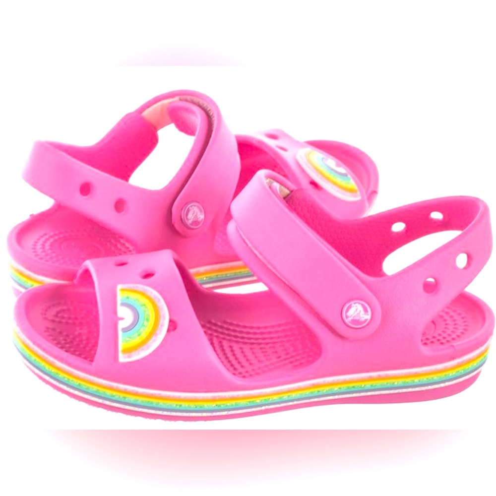 Crocs - Imagination Sandal Kids , big girl’s - Kids Sandals with Rainbow Design